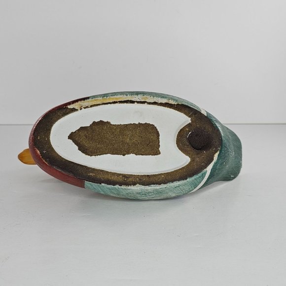 Vintage Mallard Duck Ceramic Tape Dispenser *Repaired* - Picture 8 of 10